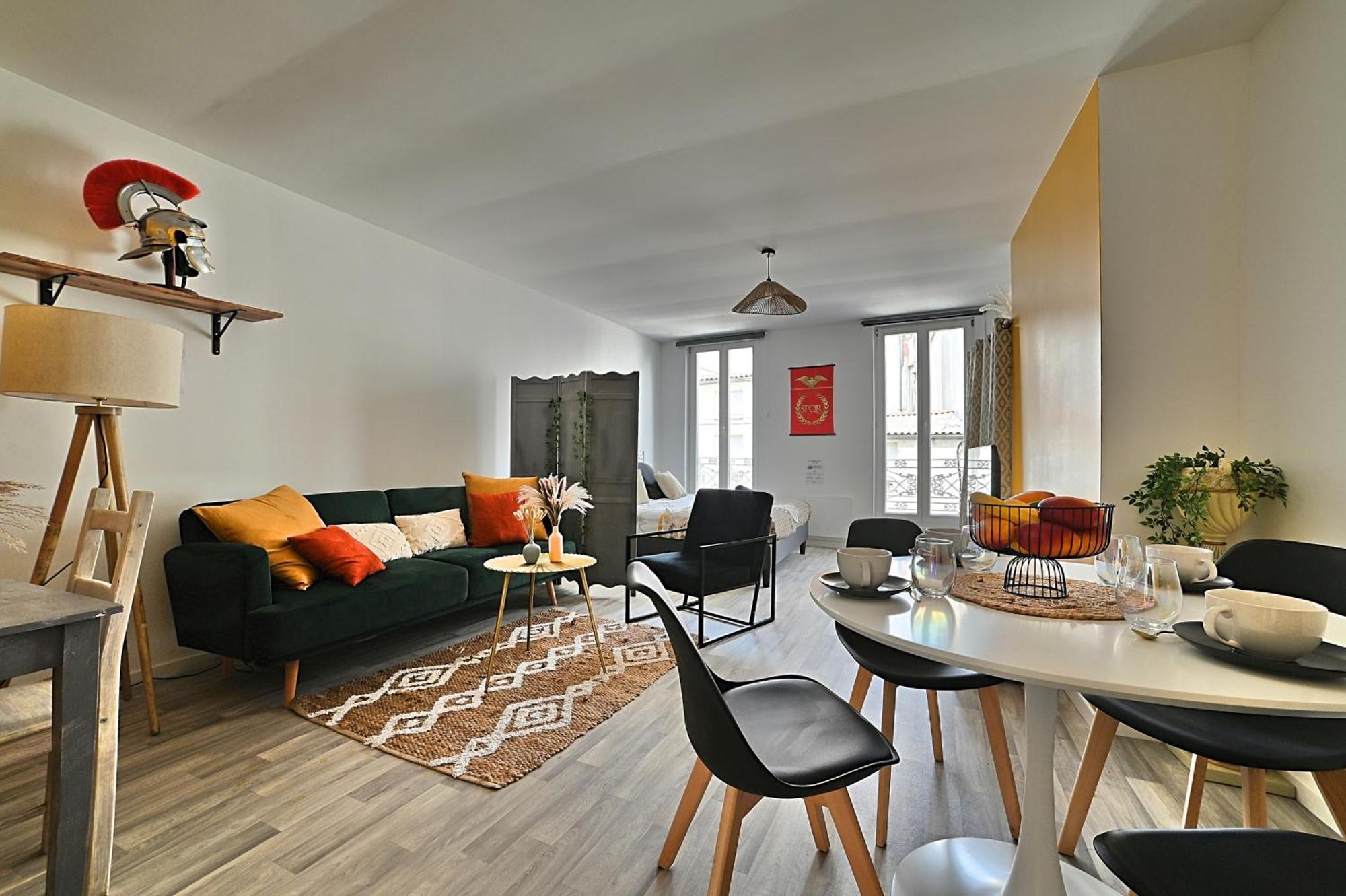 Ave Cesar - Confort Moderne & Charme Gallo-Romain - Coeur De Ville - Tv 4K - Fibre 생트 외부 사진